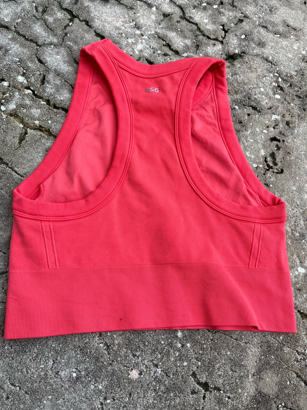DSG Sleeveless Ribbed Crop Top - Picture 3 of 3